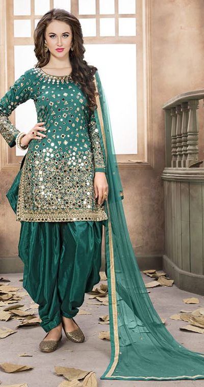 extreme-real-mirror-work-party-wear-green-color-patiyala-suit