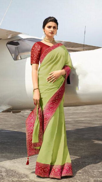 prachi-desai-in-light-green-color-soft-silk-saree-with-full-work-banarasi-blouse
