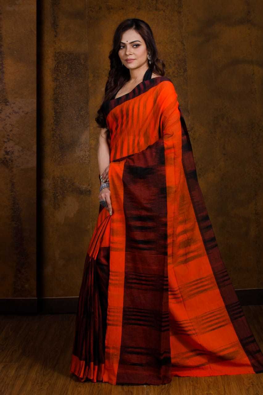 Debnath Textile khadi cotton sarees, Technics : Handloom, Pattern : Plain  at Rs 360 / Box in Nadia