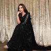 JR 615 Black Color Georgette Embroidery Sequence Piping Saree Casual, Wedding, Festive, Events Expected Delivery  4-6 Working Days @1799/- | Bollywood Sarees, Creative Sarees, Designer Sarees, Embroidered Sarees, Ethnic Saree, Modern Digital sarees, Party Wear Sarees, Sarees