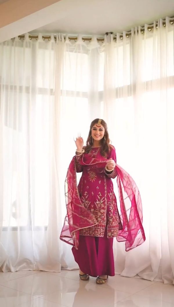 Sightly Pink Rangoli Silk With Sequence Embroidery Salwar Suit