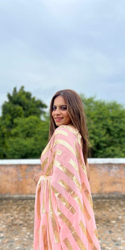 JR 610 Pink Color Georgette Embroidery Sequence Saree Casual, Wedding, Festive, Events Expected Delivery 4-6 Working Days @1749/- | Bollywood Sarees, Creative Sarees, Designer Sarees, Embroidered Sarees, Ethnic Saree, Party Wear Sarees, Sarees