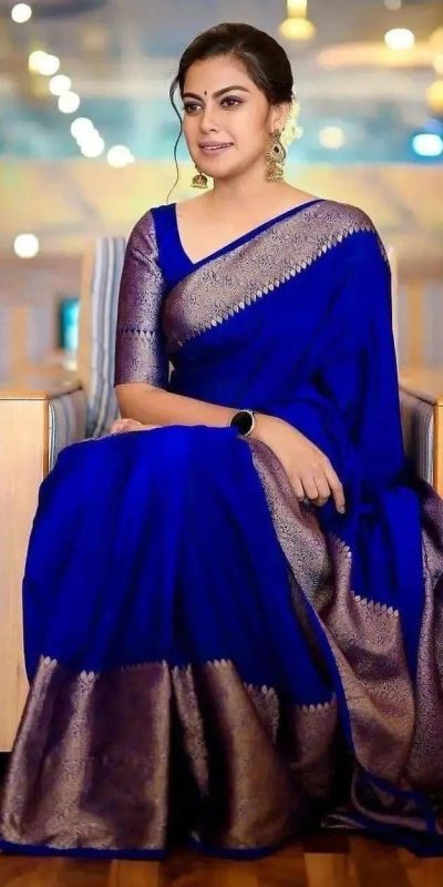 KP 3042 Royal Blue Color Soft Lichi Silk Jacquard On All Over Saree Casual, Party Wear, Wedding, Events Etc. Expected Delivery 4-6 Working Days @1349/- | Bollywood Sarees, Creative Sarees, Designer Sarees, Embroidered Sarees, Ethnic Saree, Modern Digital sarees, Party Wear Sarees, Sarees