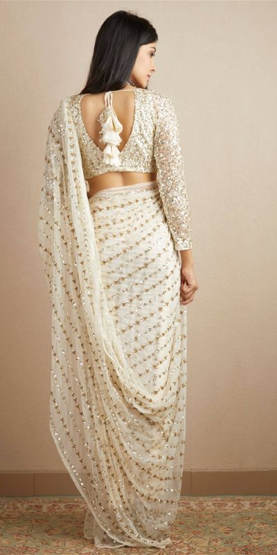 JR-602 Graceful Gold Color Fox Georgette With Embroidery Work Saree Casual, Wedding, Party, Festive, Events Etc. 4-6 Working Days @ 1699/- only | Bollywood Gowns, Bollywood Sarees, Creative Gowns, Creative Sarees, Designer Gowns, Designer Sarees, Embroidered Gowns, Embroidered Sarees, Ethnic Saree, Gowns, Modern Digital sarees, Party Wear Gowns, Party Wear Sarees, Sarees