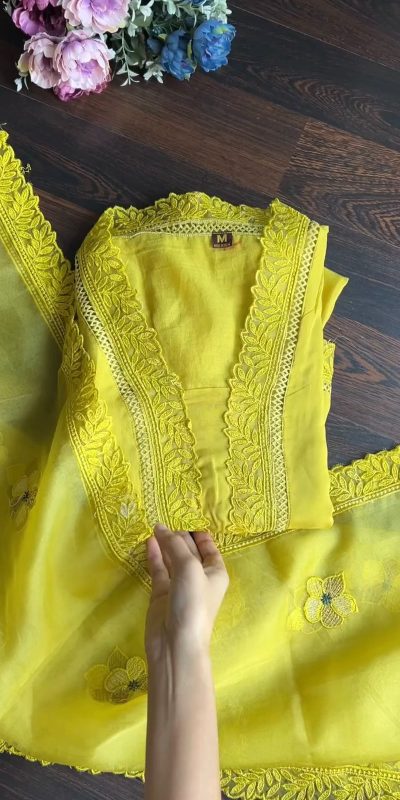 RTC 5675 Yellow Color Pretty Maslin Thread With Fancy Border Salwar Suit Casual, Wedding, Party, Festive, Events. Expected Delivery 4-6 Working Days @2099/- | Bollywood Kurti, Creative Kurtis, Designer Kurti, Kurti, Party Wear Kurti, Selfie Kurti