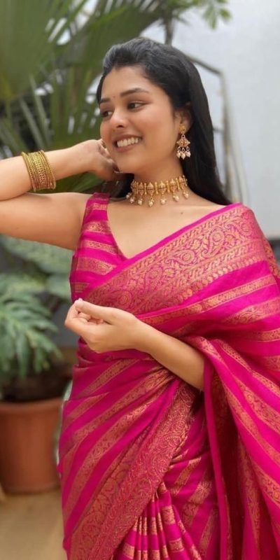 KP 5084 Pink Color Soft Lichi Silk Jacquard Work On All Over Saree Casual, Wedding, Festive, Events . Expected Delivery 4-6 Working Days @1399/- only | Bollywood Sarees, Creative Sarees, Designer Sarees, Embroidered Sarees, Ethnic Saree, Modern Digital sarees, Party Wear Sarees, Sarees
