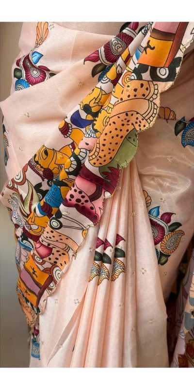 MS 463 Cream Color Chinon Digital Printed Embroidery Butti Work Saree Casual, Wedding, Festive, Events . Expected Delivery 4-6 Working Days @1649/- only | Bollywood Sarees, Creative Sarees, Designer Sarees, Embroidered Sarees, Ethnic Saree, Modern Digital sarees, Party Wear Sarees, Sarees