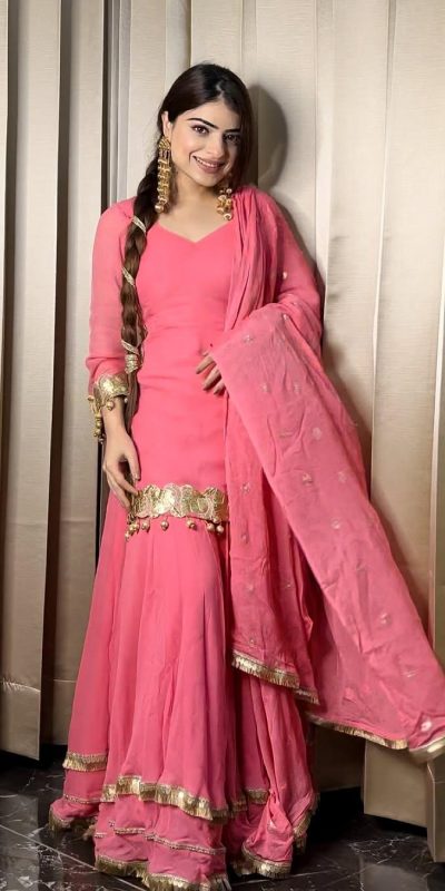 MF 445 Pink Color Chinon Silk 5mm Embroidery Sequence Work Salwar Suit Casual, Wedding, Party, Festive, Events Etc.4-6 Working Days@ 2149/-only | Jump Suits, Casual Suits, Creative suits, Designer Suits, Palazzo Suits, Party Wear Suits, Patiala Suits, Salwar suit, Straight Suits