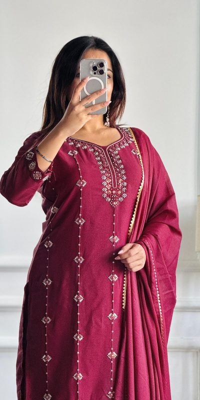 VLM 257 Red Color Glowing Red Color Star Georgette With Embroidery Moti Work Salwar Suit , Wedding, Party, Festive, Events Etc.4-6 Working Days@ 2099/-only | Jump Suits, Casual Suits, Creative suits, Designer Suits, Palazzo Suits, Party Wear Suits, Patiala Suits, Salwar suit, Straight Suits
