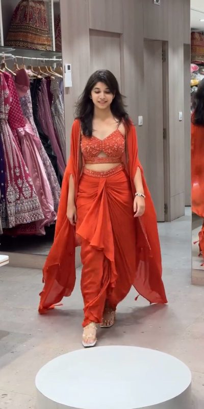 RTC 5842 Orange Color Satin Silk Thread With Sequence Dhoti Suit Casual, Wedding, Party, Festive, Events Etc.4-6 Working Days@ 2049/-only | Jump Suits, Casual Suits, Creative suits, Designer Suits, Palazzo Suits, Party Wear Suits, Patiala Suits, Salwar suit, Straight Suits