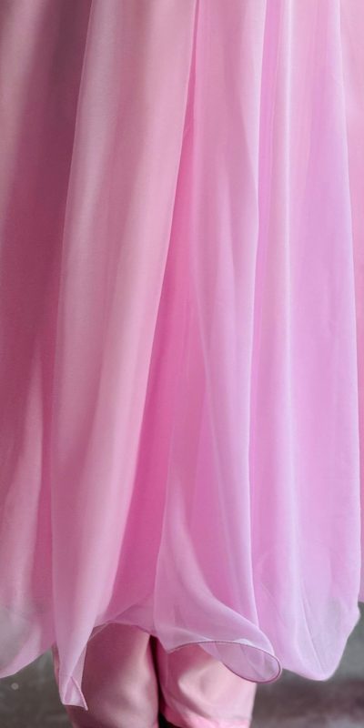VLM 256 Baby Pink Color Foix Georgette With Embroidery Work Anarkali Gown Casual, Wedding, Party, Festive, Events Etc.4-6 Working Days@ 1899/-only | Bollywood Gowns, Creative Gowns, Designer Gowns, Embroidered Gowns, Gowns, Party Wear Gowns