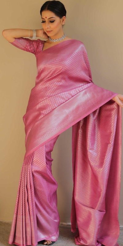 KP 6018 Light pink Color Soft Lichi Silk Jacquard Work On All Over Saree Casual, Wedding, Festive, Events . Expected Delivery 4-6 Working Days @1349/- only | Bollywood Sarees, Creative Sarees, Designer Sarees, Embroidered Sarees, Ethnic Saree, Modern Digital sarees, Party Wear Sarees, Sarees