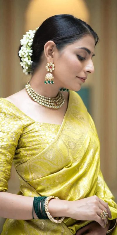 MB 494 Lemon Yellow Color Soft Litchi Silk All Over Weaving Saree Casual, Wedding, Festive, Events . Expected Delivery 4-6 Working Days @1199/- only | Bollywood Sarees, Creative Sarees, Designer Sarees, Embroidered Sarees, Ethnic Saree, Modern Digital sarees, Party Wear Sarees, Sarees