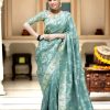 MB 494 Sky Blue Color Soft Litchi Silk All Over Weaving Saree Casual, Wedding, Festive, Events . Expected Delivery  4-6 Working Days @1199/- only                                                                                                                                             | Bollywood Sarees, Creative Sarees, Designer Sarees, Embroidered Sarees, Ethnic Saree, Modern Digital sarees, Party Wear Sarees, Sarees