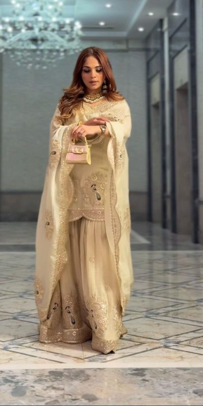 SR 1675 Half White Color Chinon Silk Sequence Work Salwar Suit Casual, Wedding, Festive, Events . Expected Delivery 4-6 Working Days @2249/- only | Jump Suits, Casual Suits, Creative suits, Designer Suits, Palazzo Suits, Party Wear Suits, Patiala Suits, Salwar suit, Straight Suits