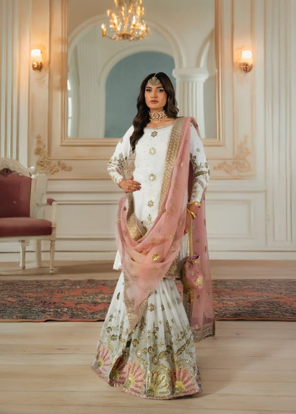 Grand White Color Georgette Sequence Work Salwar Suit
