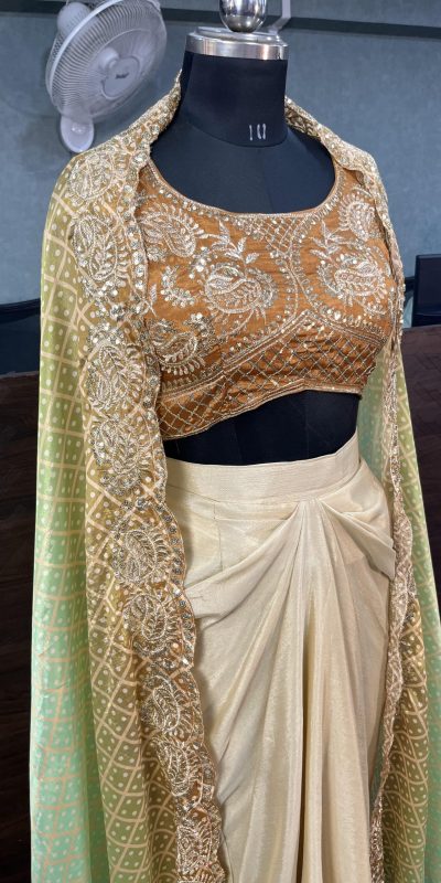 BD 1747 Orange Color Chinon Silk Embroidery Sequins Work Dhoti Suit Casual, Wedding, Party, Festive, Events Etc.4-6 Working Days@ 1999/-only | Jump Suits, Casual Suits, Creative suits, Designer Suits, Palazzo Suits, Party Wear Suits, Patiala Suits, Salwar suit, Straight Suits