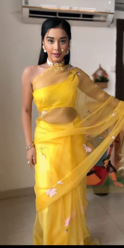 SC 237 Yellow Color Soft Organza Silk Ready To Wear Saree Casual, Wedding, Festive, Events . Expected Delivery 4-6 Working Days @1549/- only | Bollywood Sarees, Creative Sarees, Designer Sarees, Embroidered Sarees, Ethnic Saree, Modern Digital sarees, Party Wear Sarees, Sarees
