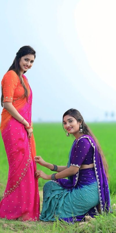 AC Soniya3 Orange Pink Color Chinnon Embroidery Sequence Saree Casual, Wedding, Festive, Events . Expected Delivery 4-6 Working Days @1999/- only | Bollywood Sarees, Creative Sarees, Designer Sarees, Embroidered Sarees, Ethnic Saree, Modern Digital sarees, Party Wear Sarees, Sarees