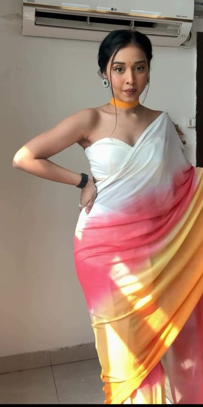 SC 234 Multi Color Soft Georgette Silk Ready To Wear Saree Casual, Wedding, Festive, Events . Expected Delivery 4-6 Working Days @1549/- only | Bollywood Sarees, Creative Sarees, Designer Sarees, Embroidered Sarees, Ethnic Saree, Modern Digital sarees, Party Wear Sarees, Sarees