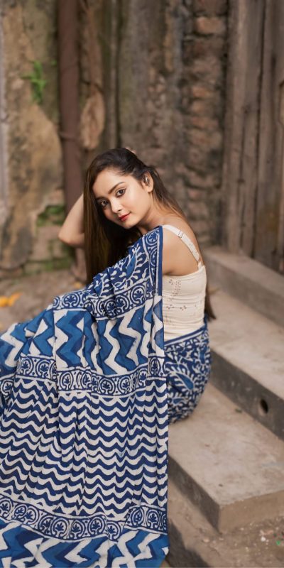 SC 404 Blue Color Soft Linen Silk Digital Print Saree Casual, Wedding, Festive, Events . Expected Delivery 4-6 Working Days @1599/- only | Bollywood Sarees, Creative Sarees, Designer Sarees, Embroidered Sarees, Ethnic Saree, Modern Digital sarees, Party Wear Sarees, Sarees