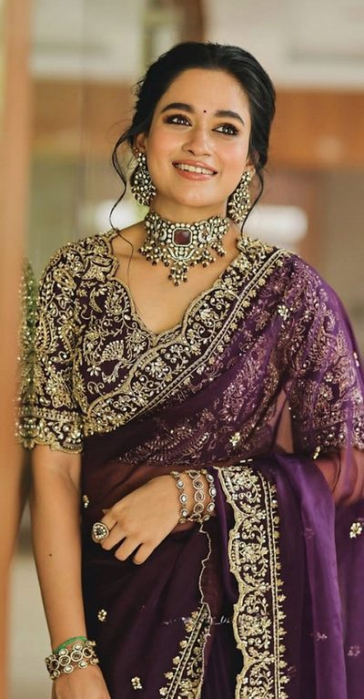 BT 421 Purple Color Soft Organza Silk Thread Sequence Work Saree Casual, Wedding, Festive, Events . Expected Delivery 4-6 Working Days @1949/- only | Bollywood Sarees, Creative Sarees, Designer Sarees, Embroidered Sarees, Ethnic Saree, Modern Digital sarees, Party Wear Sarees, Sarees