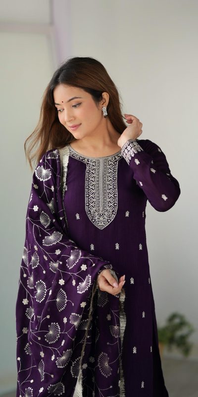 KB 276 Purple Color Rangoli Silk Sequence Jari Work Salwar Suit Casual, Wedding, Party, Festive, Events Etc.4-6 Working Days@ 2049/-only | Jump Suits, Casual Suits, Creative suits, Designer Suits, Palazzo Suits, Party Wear Suits, Patiala Suits, Salwar suit, Straight Suits