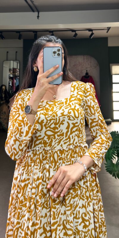 YNF 5016 Mustard Color Georgette Plain Sequins Embroidery Lace Gown Casual, Wedding, Festive, Events . Expected Delivery 4-6 Working Days @1599/- only | Bollywood Gowns, Creative Gowns, Designer Gowns, Embroidered Gowns, Gowns, Party Wear Gowns