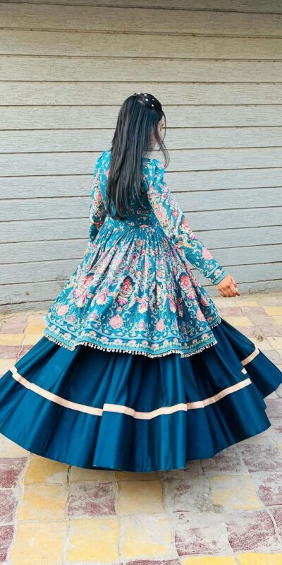 BE 265 Navy Blue Navy Blue Fiona Silk Lehenga Choli with Lace Work. Now at just ₹1899. Delivery 4-6 Working Days. Shop now. | Bollywood Lehenga, Creative Lehenga, Designer Lehenga, Embroidered Lehenga, Lehenga, Party Wear Lehenga