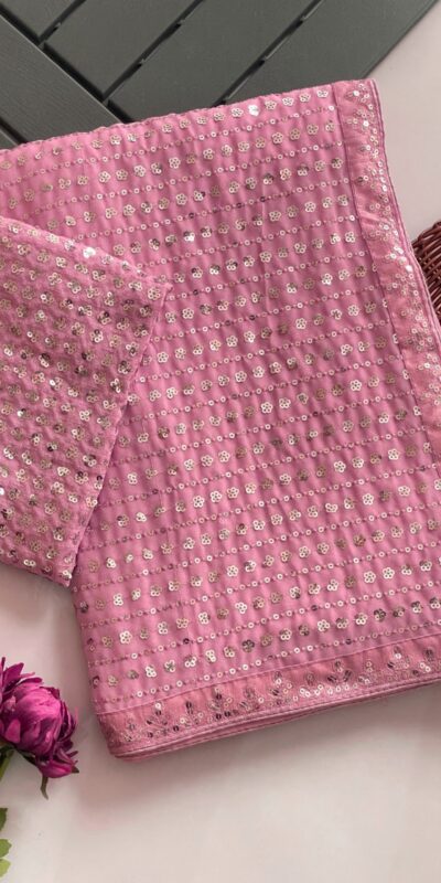 DF 3452 Pink Color Faux Georgette Embroidery Sequins Multi Work Saree Casual, Wedding, Festive, Events . Expected Delivery 4-6 Working Days @1799/- only | Bollywood Sarees, Creative Sarees, Designer Sarees, Embroidered Sarees, Ethnic Saree, Modern Digital sarees, Party Wear Sarees, Sarees