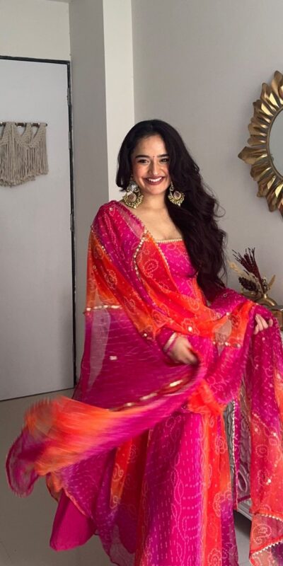 BE 388 Pink Color Faux Georgette With Print And Lace Work Gown Casual, Wedding, Festive, Events . Expected Delivery 4-6 Working Days @1999/- only | Bollywood Gowns, Creative Gowns, Designer Gowns, Embroidered Gowns, Gowns, Party Wear Gowns