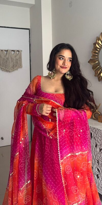 BE 388 Pink Color Faux Georgette With Print And Lace Work Gown Casual, Wedding, Festive, Events . Expected Delivery 4-6 Working Days @1999/- only | Bollywood Gowns, Creative Gowns, Designer Gowns, Embroidered Gowns, Gowns, Party Wear Gowns