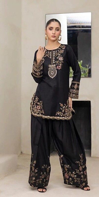 DC 107 Black Havy Natural Crep Salwar Suit Perfect for Wedding, Party, Cultural Events, Family Gatherings, Ethnic Day – . Affordable Price ₹1849. Deli | Designer Suits, Jump Suits, Casual Suits, Creative suits, Palazzo Suits, Party Wear Suits, Patiala Suits, Salwar suit, Straight Suits