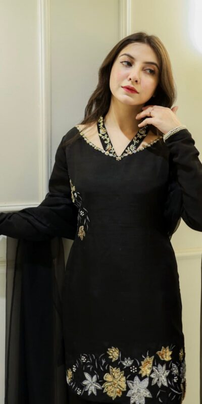 NSR 856 Black in Natural Crep Silk With Embroidery Sequence Work with Full Sleeve Lace Work & Lace Border Salwar Suit . Get it for ₹1799. Delivery 4-6 | Jump Suits, Tops & Bottoms, Track Suits, Trendy Wear, Casual Suits, Creative suits, Designer Suits, Palazzo Suits, Party Wear Suits, Patiala Suits, Salwar suit, Straight Suits