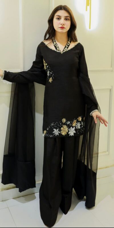 NSR 856 Black in Natural Crep Silk With Embroidery Sequence Work with Full Sleeve Lace Work & Lace Border Salwar Suit . Get it for ₹1799. Delivery 4-6 | Jump Suits, Tops & Bottoms, Track Suits, Trendy Wear, Casual Suits, Creative suits, Designer Suits, Palazzo Suits, Party Wear Suits, Patiala Suits, Salwar suit, Straight Suits