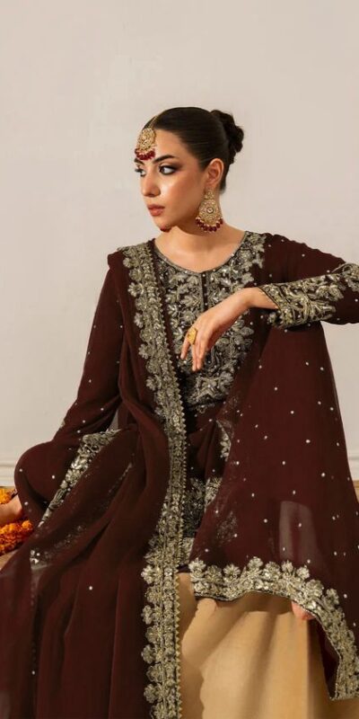 RTC 5901 Brown Faux Georgette Salwar Suit Perfect for Wedding, Party, Raksha Bandhan, Eid, Pooja –. Introductory Price ₹2449. Delivery 4-6 Working Days. | Jump Suits, Casual Suits, Creative suits, Designer Suits, Palazzo Suits, Party Wear Suits, Patiala Suits, Salwar suit, Straight Suits