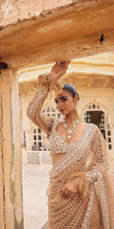 DF 3466 Cream Butterfly Net With Embroidery Work & Sequins Work Saree . Introductory Price ₹1799. Delivery 4-6 Working Days. Shop now. | Bollywood Sarees, Creative Sarees, Designer Sarees, Embroidered Sarees, Ethnic Saree, Modern Digital sarees, Party Wear Sarees, Sarees