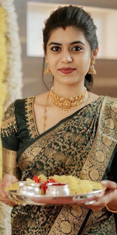 KP 5032 Green with Lace Work & Lace Border Soft Lichi Silk Saree . Now at just ₹1399. Delivery 4-6 Working Days. Shop now. | Bollywood Sarees, Creative Sarees, Designer Sarees, Embroidered Sarees, Ethnic Saree, Modern Digital sarees, Party Wear Sarees, Sarees