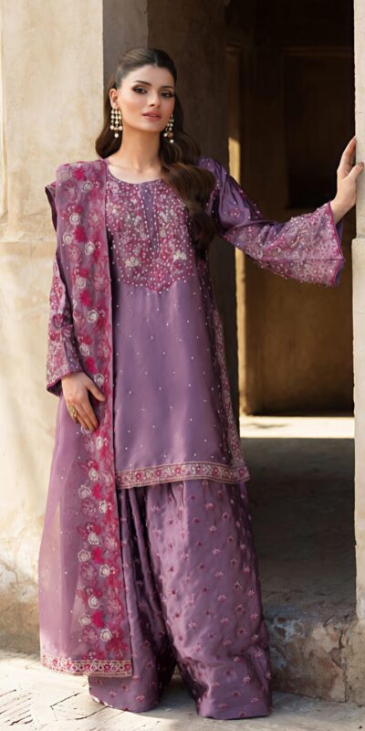 NSR 849 Lavender Chinnon Silk Salwar Suit Perfect for Wedding, Party, Baisakhi, Anniversary, Housewarming . Available at ₹1999 only. Delivery 4-6 | Designer Suits, Jump Suits, Casual Suits, Creative suits, Palazzo Suits, Party Wear Suits, Patiala Suits, Salwar suit, Straight Suits