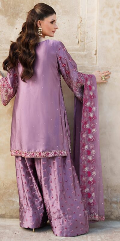 NSR 849 Lavender Chinnon Silk Salwar Suit Perfect for Wedding, Party, Baisakhi, Anniversary, Housewarming . Available at ₹1999 only. Delivery 4-6 | Designer Suits, Jump Suits, Casual Suits, Creative suits, Palazzo Suits, Party Wear Suits, Patiala Suits, Salwar suit, Straight Suits