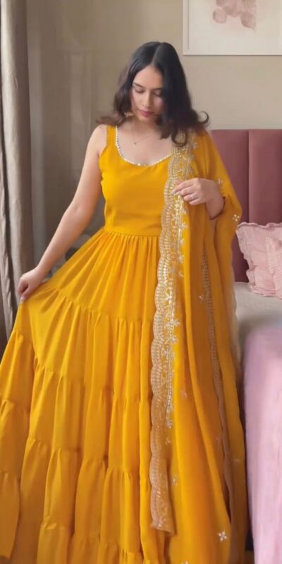RTC 5925 Mustard Faux Georgette Salwar Suit Perfect for Wedding, Party, Eid, Cultural Events, Traditional Day . Exclusive Offer ₹2099. Delivery 4-6 | Jump Suits, Tops & Bottoms, Track Suits, Trendy Wear, Casual Suits, Creative suits, Designer Suits, Palazzo Suits, Party Wear Suits, Patiala Suits, Salwar suit, Straight Suits