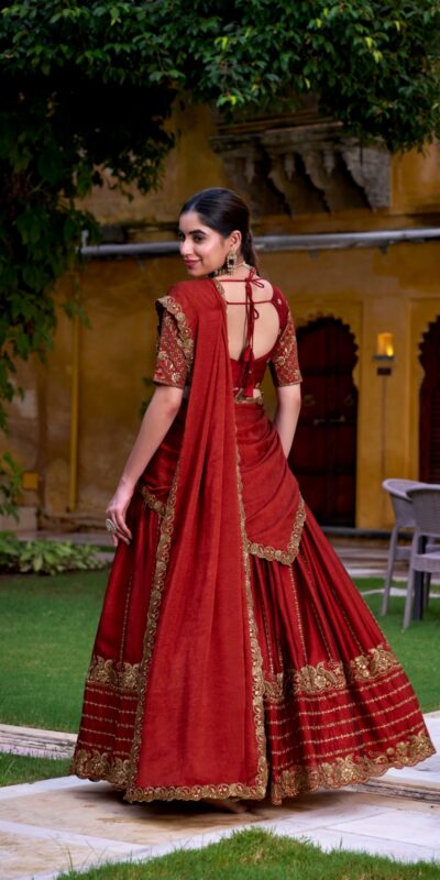 LNB 1438 Orange Rangoli Crush Embroidery Work & Sequins Work Lehenga Choli in . Festive Deal ₹3899. Delivery 4-6 Working Days. Shop now. | Bollywood Lehenga, Creative Lehenga, Designer Lehenga, Embroidered Lehenga, Lehenga, Party Wear Lehenga