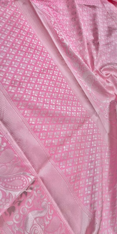 KP 3016 Pink Color Soft Lichi Silk Perfect for Wedding, Party, Makar Sankranti, Pooja, Bridal Wear Cloth. Saree. Introductory Price ₹1399. Delivery 4-6 Wo | Bollywood Sarees, Creative Sarees, Designer Sarees, Embroidered Sarees, Ethnic Saree, Modern Digital sarees, Party Wear Sarees, Sarees