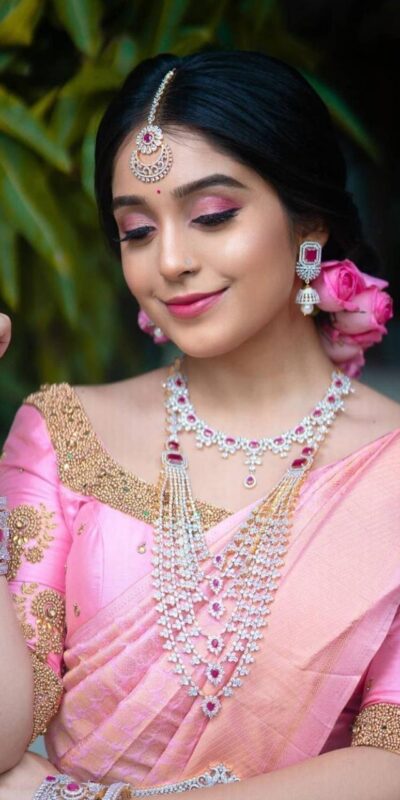 KP 3016 Pink Color Soft Lichi Silk Perfect for Wedding, Party, Makar Sankranti, Pooja, Bridal Wear Cloth. Saree. Introductory Price ₹1399. Delivery 4-6 Wo | Bollywood Sarees, Creative Sarees, Designer Sarees, Embroidered Sarees, Ethnic Saree, Modern Digital sarees, Party Wear Sarees, Sarees