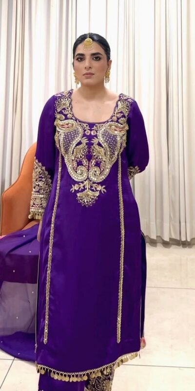 KF 1704 Purple Georgette with Embroidery Work & Lace Work Salwar Suit . Special Price ₹1999. Delivery 4-6 Working Days. Shop now. | Designer Suits, Jump Suits, Tops & Bottoms, Track Suits, Trendy Wear, Casual Suits, Creative suits, Palazzo Suits, Party Wear Suits, Patiala Suits, Salwar suit, Straight Suits