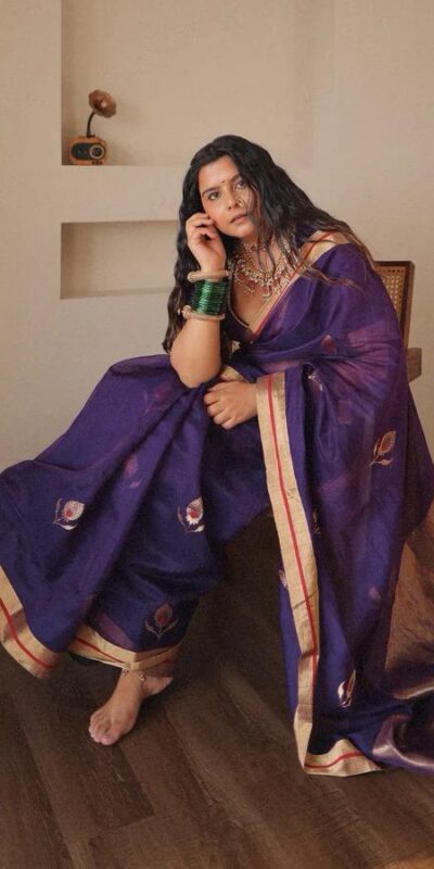 KP 5084 Purple Soft Lichi Silk Lace Work & Lace Border Saree in Exclusive Offer ₹1449. Delivery 4-6 Working Days. Shop now. | Bollywood Sarees, Creative Sarees, Designer Sarees, Embroidered Sarees, Ethnic Saree, Modern Digital sarees, Party Wear Sarees, Sarees