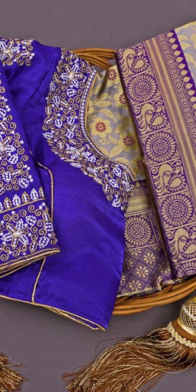 KP 3077 Purple Soft Lichi Silk Saree Perfect for Wedding, Party, Housewarming, Baby Shower, Onam . Available at ₹1599 only. Delivery 4-6 Working Da | Bollywood Sarees, Creative Sarees, Designer Sarees, Embroidered Sarees, Ethnic Saree, Modern Digital sarees, Party Wear Sarees, Sarees