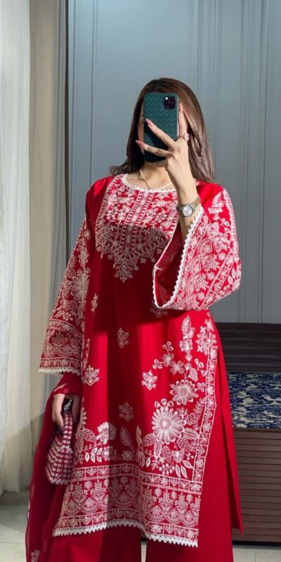 BE 394 Red Roman Silk With Embroidery Work & Lace Work Salwar Suit . Best Price ₹2099. Delivery 4-6 Working Days. Shop now. | Designer Suits, Jump Suits, Tops & Bottoms, Track Suits, Trendy Wear, Casual Suits, Creative suits, Palazzo Suits, Party Wear Suits, Patiala Suits, Salwar suit, Straight Suits