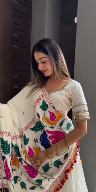 LG 653 White Cotton Lehenga Choli Perfect for Wedding, Party, Diwali, Lohri, Anniversary . Now at just ₹2399. Delivery 4-6 Working Days. Shop now. | Bollywood Lehenga, Creative Lehenga, Designer Lehenga, Embroidered Lehenga, Lehenga, Party Wear Lehenga