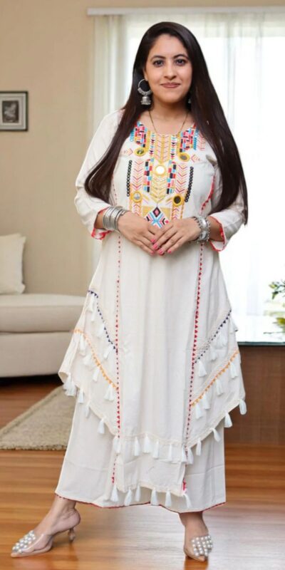 NSR 867 White Khadi Cottan with Mirror Work & Embroidery Work Salwar Suit . Get it for ₹1949. Delivery 4-6 Working Days. Shop now. | Designer Suits, Jump Suits, Tops & Bottoms, Track Suits, Trendy Wear, Casual Suits, Creative suits, Palazzo Suits, Party Wear Suits, Patiala Suits, Salwar suit, Straight Suits